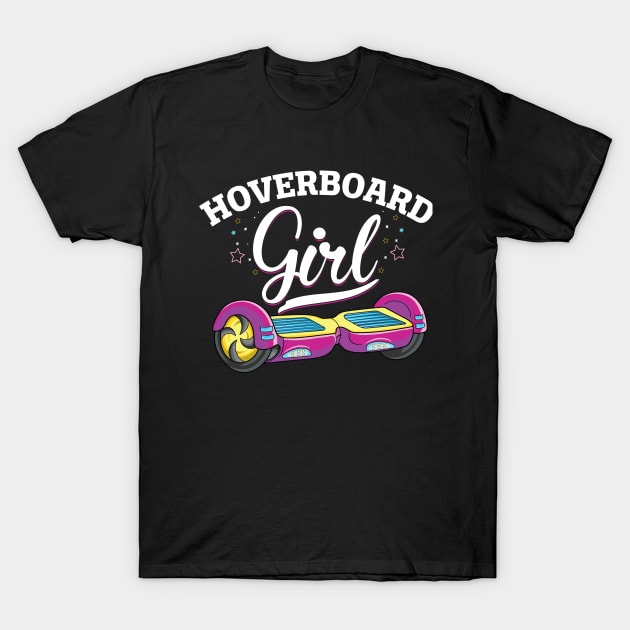 Vintage Skater gift Electric Self Balancing Hoverboard girl T-Shirt by UNXart